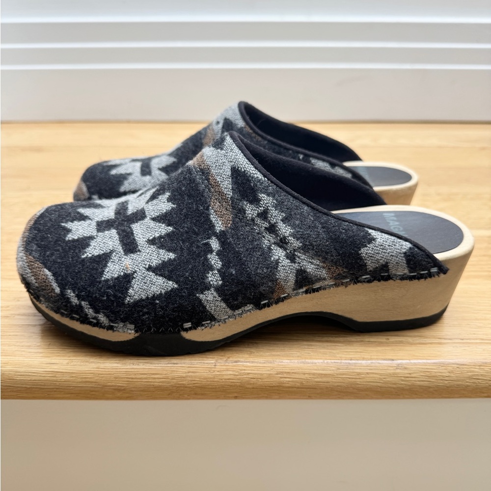 MAGNAFIED | Canyon Wool & Wood Clogs